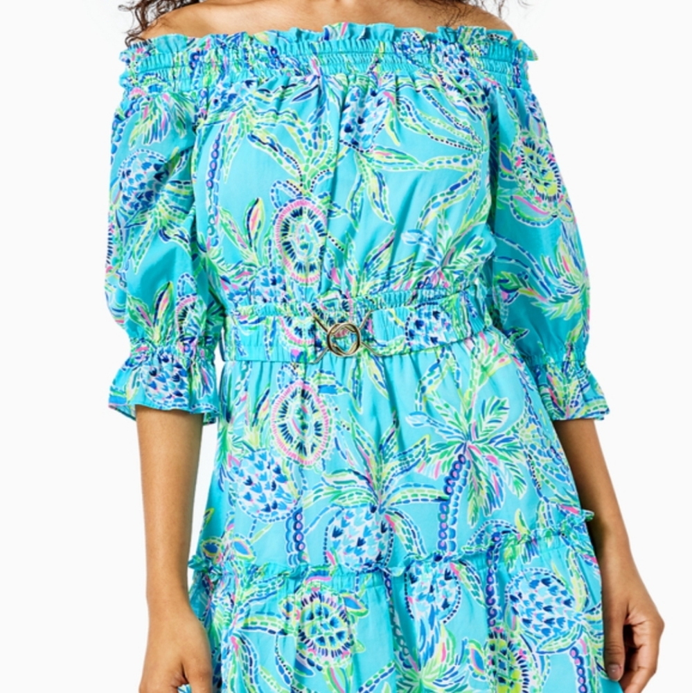 Louisa Dress Bermuda Blue